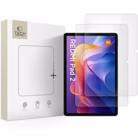Tech-Protect Glass Fit+ komplekts (2 gab.) ar temperētu stiklu paredzēts Xiaomi Redmi Pad 2 11.0 / SE 11.0 - caurspīdīgs
