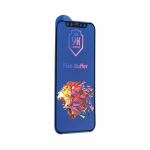Bestsuit Flex-Buffer Hybrid Glass 5D с антибактериальным покрытием Biomaster для Apple iPhone 12 mini ЧЁРНЫЙ