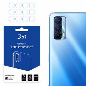 3MK Hibrīda stikls kameras REALME V15 5G Hibrīda stikls priekš 4 gab. kamerai