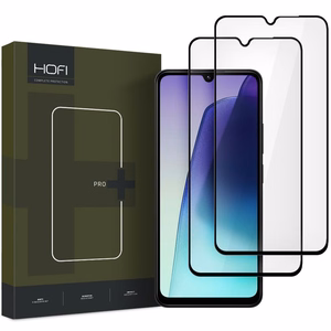 Rūdīts stikls Hofi Glass Pro+ 2-Pack Xiaomi Redmi 14C/Redmi A4/Poco C75 melns