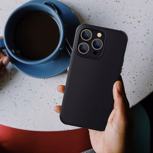 Nillkin Super Frosted Shield Pro viedtālruņa apvalks iPhone 14 Pro aizmugurējais apvalks zils