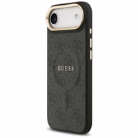 GUESS apvalks IPHONE 17 Air saderīgs ar MagSafe GUHMP17MP4MSEGCK (PU 4G ar klasisko) melns