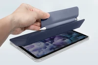 LAUT Huex Folio vāciņš ar Apple Pencil turētāju iPad 10.9" 10 (gen.) - tumši zils