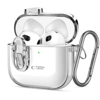 Tech-Protect Slim Hook apvalks AirPods 4 (m) - skaidrs