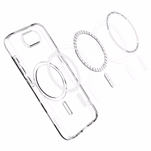 Spigen Liquid Crystal Mag MagSafe iPhone 16e apvalks - Caurspīdīgs