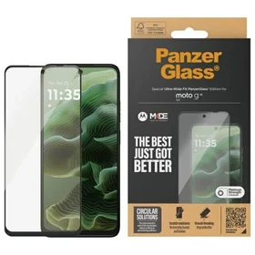 PanzerGlass aizsargstikls Ultra-Wide Fit rūdītais stikls Motorola Moto G35 5G