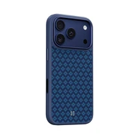 Benks Magnetic Armor Pro Armor Grid Kevlar Case Metal Frame 600D (YB70) priekš Iphone 17 Pro Max blue