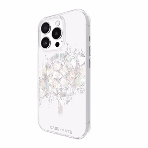 Case-Mate Karat MagSafe vāciņš ar perlamutra ielaidumiem ierīcei iPhone 16 Pro, A Touch of Pearl