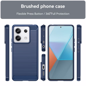 Carbon чехол для Xiaomi Redmi Note 13 Pro - синий