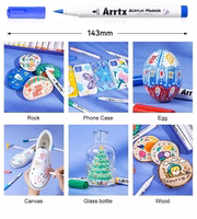 Akrila marķieru pildspalvas ARRTX 30B, 30 krāsas