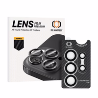 Rūdīts stikls Tel Protect 3D Lens Aramid Series on camera priekš Samsung Galaxy S26 Ultra (objektīvs 5 gab.)