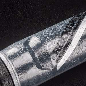 Rockbros 620 ml termopudele velosipēdam, bez BPA, melna ar krāsu pāreju