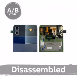 LCD displejs saderīgs ar Samsung F721 Z Flip4 (ārējais) ar rāmi / Bora Purple / (9/10 lietots)