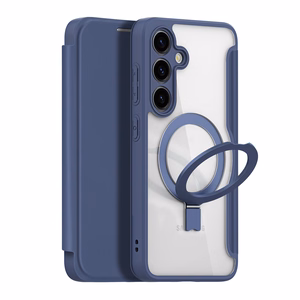 Dux Ducis Skin X Pro apvalks ar magnētisko gredzenu / statīvu Samsung S24+ - zils