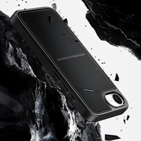 DUX DUCIS viedtālruņa apvalks RAFI II MAG ar statīvu saderīgs ar MagSafe IPHONE 16e melns