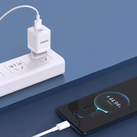 Sienas lādētājs GaN 33W PPS USB C/USB Dudao A13Pro – balts