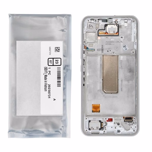 ServicePack LCD displejs SAMSUNG A34 5G A346B sudrabs GH82-31201B