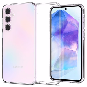 Spigen Liquid Crystal viedtālruņa apvalks Samsung Galaxy A55 5G - caurspīdīgs
