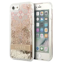 Guess Paisley Šķidro Spīdumu apvalks iPhone SE 2022 / SE 2020 / 7 / 8 - zelta
