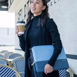 STM Origin klēpjdatora apvalks 14 collu MacBook Pro un lielākajai daļai 14 collu klēpjdatoru, ledāja zilā krāsā