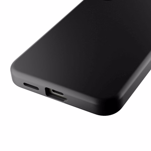 Puro Icon silikona viedtālruņa apvalks Samsung Galaxy S25+ - melns