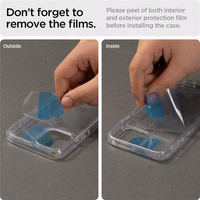 Spigen Ultra Hybrid apvalks viedtālrunim iPhone 12 / 12 Pro - Skaidrs