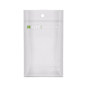 M-Life USB – micro USB neilona kabelis, melns, 1 m