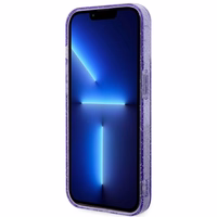 Guess GUHMP14XHCMCGU iPhone 14 Pro Max 6.7" violets cietais apvalks Glitter Gold Magnētiskais