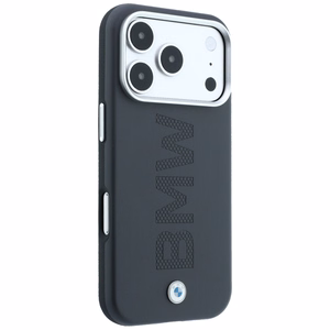 BMW Sign Centered Deboss MagSafe maciņš modelim iPhone 17 Pro / 18 Pro – pelēks