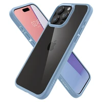 Viedtālruņa apvalks Spigen Crystal Hybrid iPhone 15 Pro Max - caurspīdīgs zils (m)