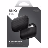 Uniq Keva Prime Maciņš for AirPods Pro 3 - melns