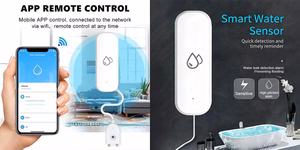 Беспроводной датчик протечки воды TUYA, Wi-Fi