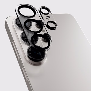 SBS aizmugurējās kameras aizsargstikls priekš Samsung Galaxy S26 Ultra ar melnu rāmi