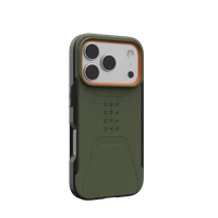 UAG Civilian MagSafe maciņš iPhone 17 Pro - olive and oranžs