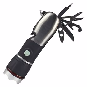 Platinet LED flashlight melns