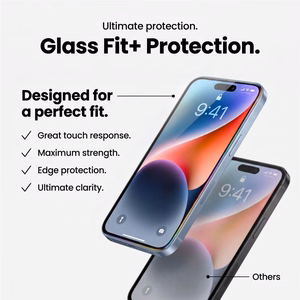 Tech-Protect Glass Fit+ 2 gabalu rūdītais stikls Samsung Galaxy A16 4G / 5G / A26 5G / A17 4G / 5G - melns