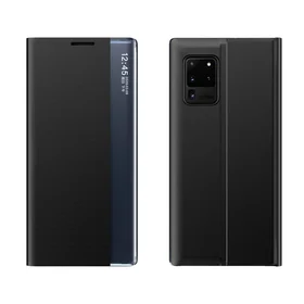 Jauns Sleep apvalks grāmatas tipa apvalks ar statīva funkciju Samsung Galaxy A02s EU melns