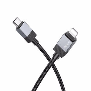 Кабель USB C – Lightning Hoco PD 27W 1 m X110 черный
