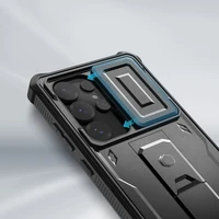 Tech-Protect Kevlar Cam+ viedtālruņa apvalks Samsung Galaxy S25 Ultra - melna