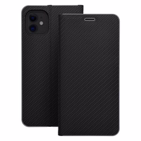 LUNA Book Carbon for IPHONE 16e (SE 4 2025) - melns (m)