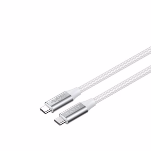 Havit CB6290 - USB Type C uz USB Type C kabelis, 1 m (balts/pelēks)