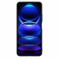 Nillkin teksturēts viedtālruņa apvalks Xiaomi Redmi Note 12 5G / Poco X5 5G pastiprināts neilona pārsegs melns