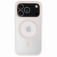 Acrylic Color Magsafe maciņš iPhone 17 Pro Max gaiši rozā