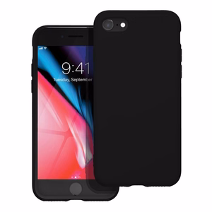 Silikona viedtālruņa apvalks IPHONE 8 - melns