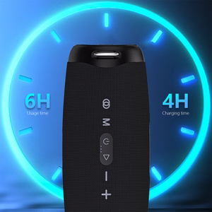 Dudao Y21Pro Bezvadu Skaļrunis with RGB Backlight Bluetooth 5.3 - melns
