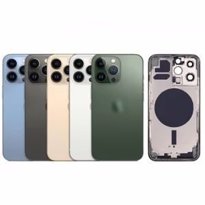 Aizmugurējais vāciņš Saderīgs ar iPhone 13 Pro full housing / Sudrabs / OEM