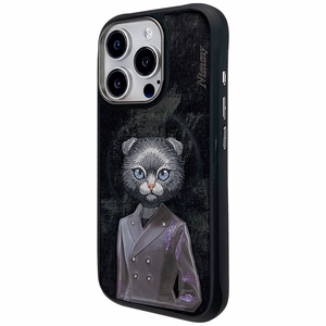 Nimmy Magnetic fashion cute pet MagSafe case for iPhone 16 Pro - black