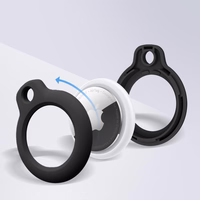 Tech-Protect Rough 2-komplekts AirTag apvalks - melns (m)