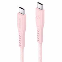 ENERGEA Kabelis Flow USB-C - USB-C1.5m rozā/pink 240W 5A PD Fast Charge