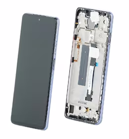 LCD screen Xiaomi Mi 10T Lite 5G ar touch screen ar frame Pearl Pelēks/Tarnish original (service pack)